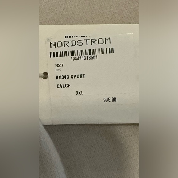 Massimo Alba NWT Luxury Men’s 100% Cashmere sweater XXL.taupe/crème color. $995 - Picture 4 of 15